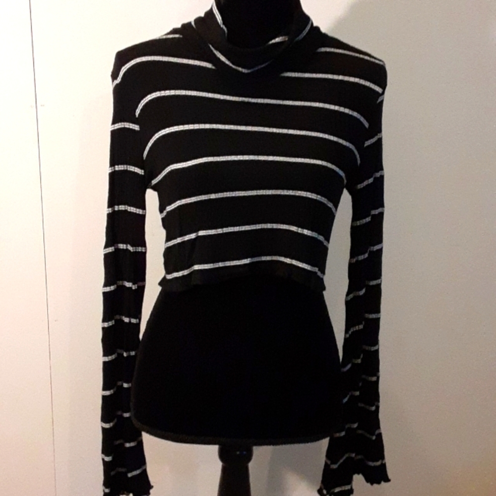 Fashion Nova long sleeve crop top
